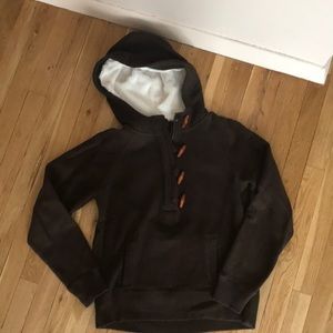 GAP brown sweat shirt with hood